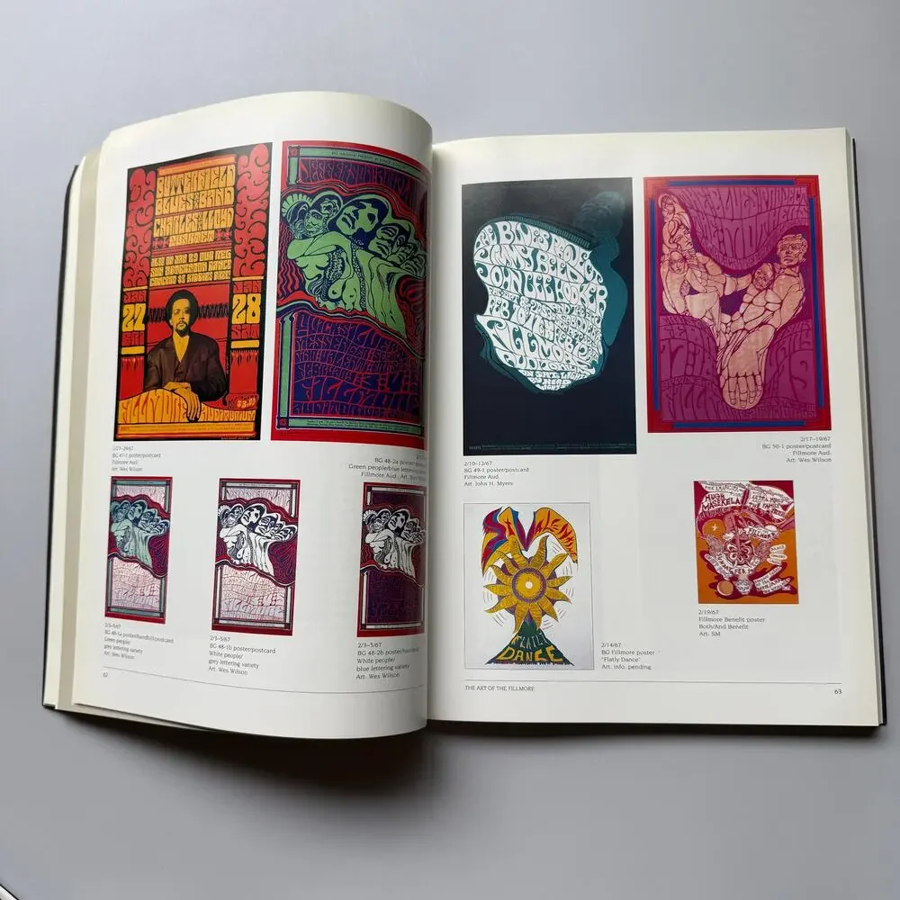 The Art of the Fillmore The Poster Series 1966 to 1971 Bill Graham 1999 Book
